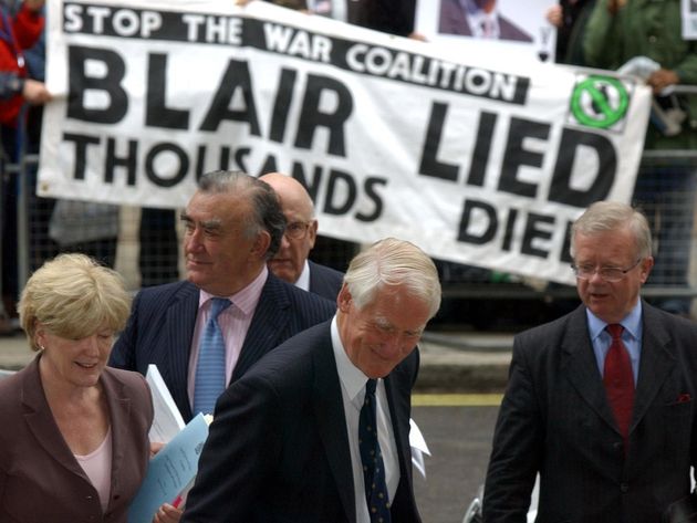 Lord Butler at the publication of his report into UK intelligence dossier failures on Iraq.