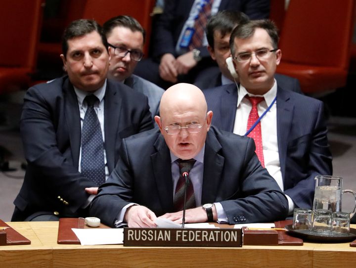 <strong>Russian Ambassador to the United Nations Vassily Nebenzia.</strong>