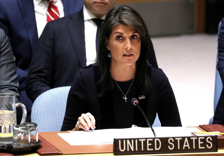 <strong>US Ambassador to the United Nations, Nikki Haley.</strong>
