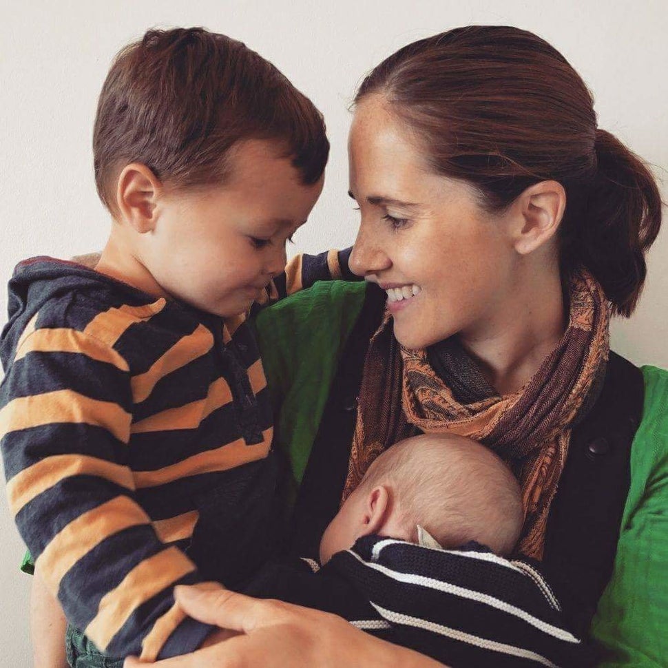 Lianne Baker and her two sons.