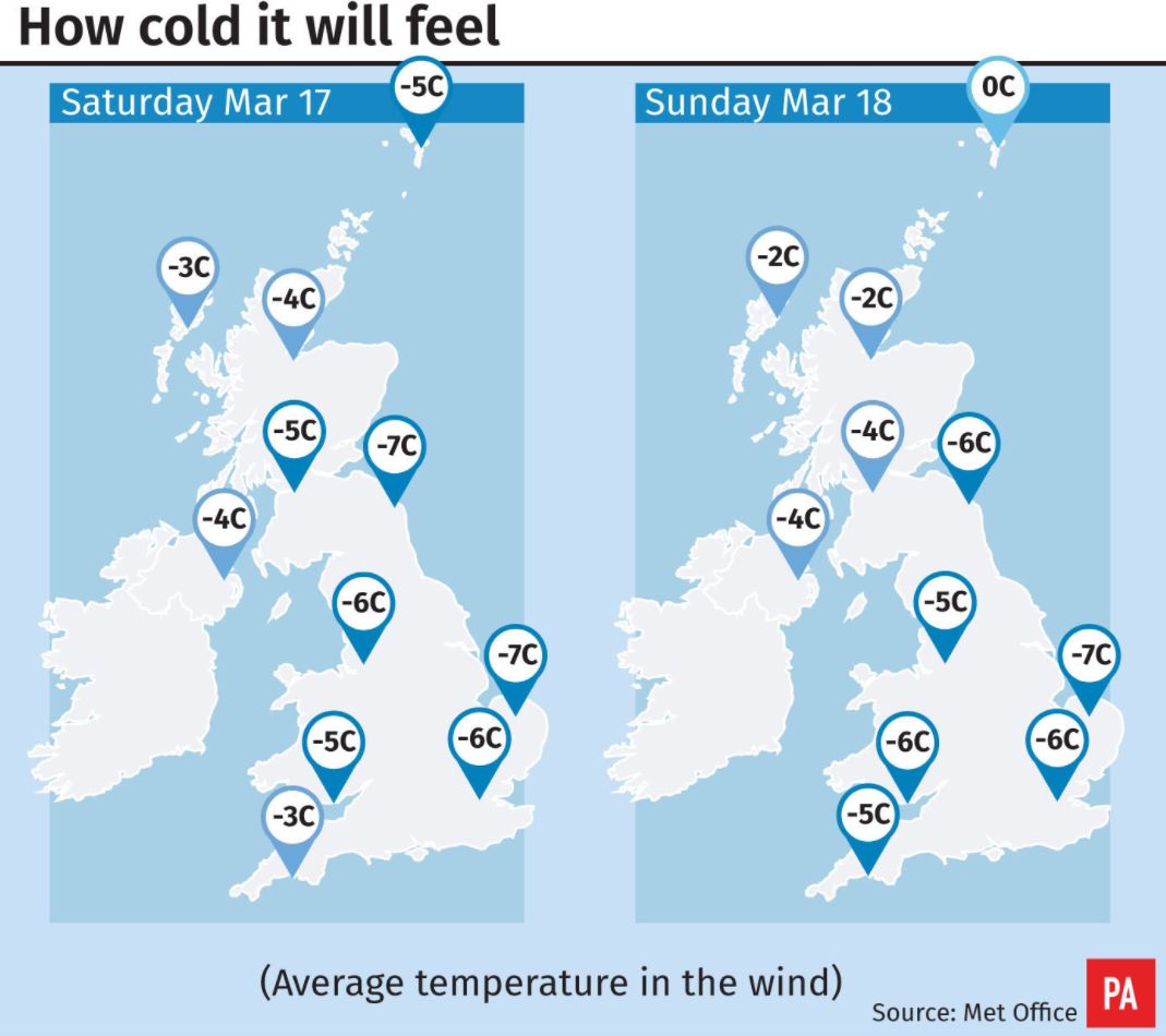 UK Weather: Multiple Amber Weather Warnings Issued For Snow, Ice And ...