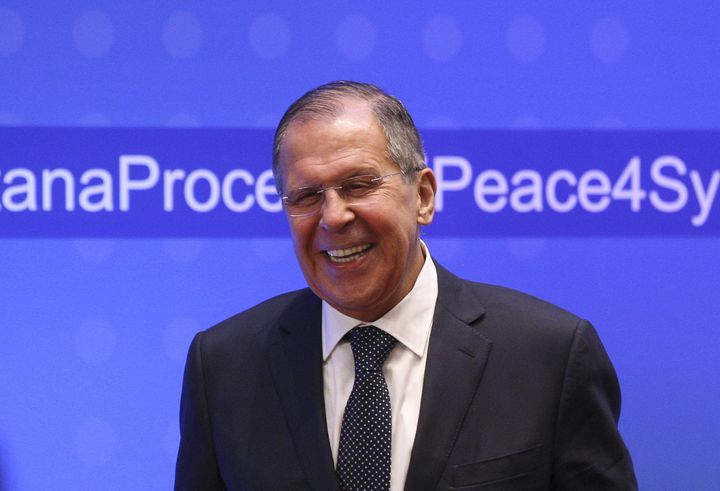 Sergei Lavrov mocked Gavin Williamson for telling Russia to 'shut up and go away'