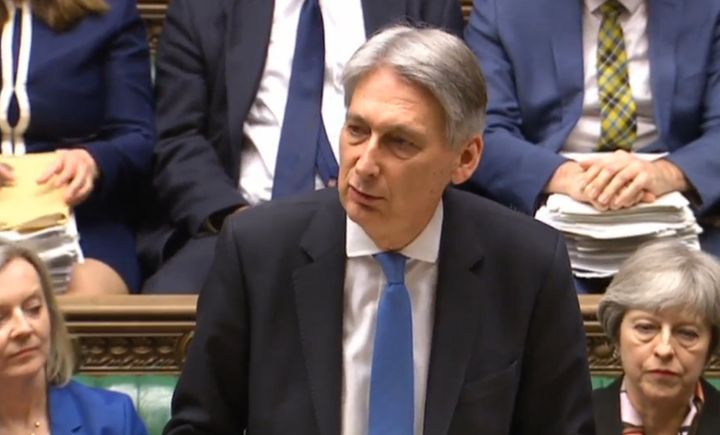 Chancellor Philip Hammond delivers the Spring statement