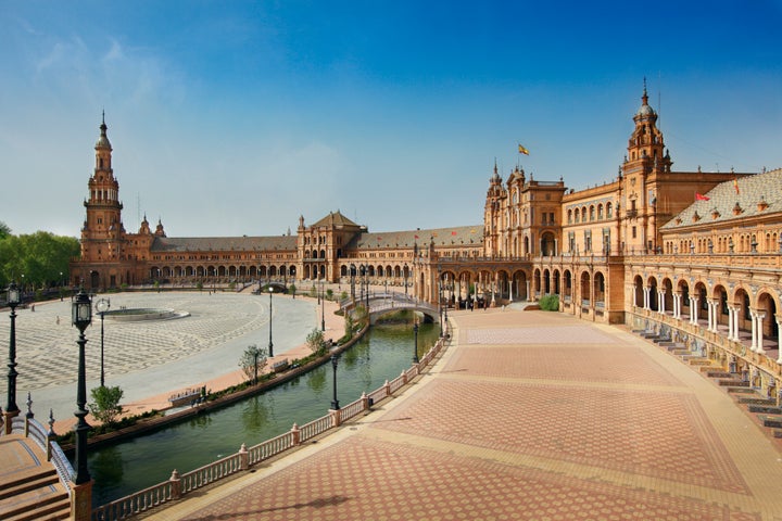 Seville in Andalucia, an autonomous area in southern Spain, can be over 100 degrees Fahrenheit in the summer. 