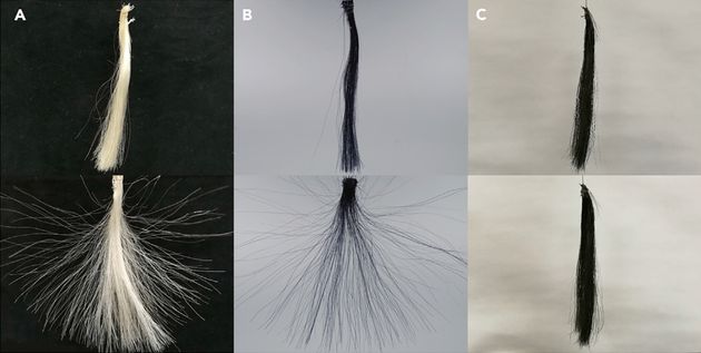 Graphene dye has been shown to make hair less static.