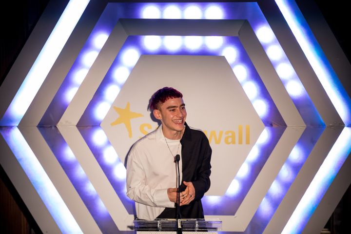 Olly Alexander at the Stonewall equality dinner
