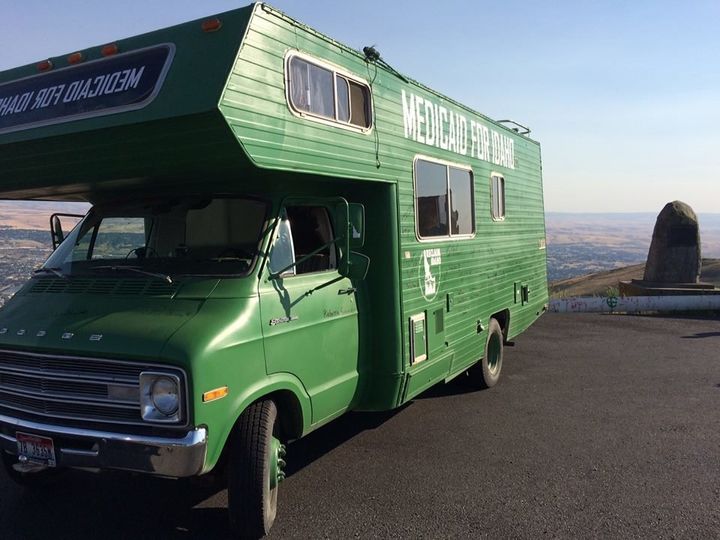 Reclaim Idaho organizers traveled around the Gem State all year in one of their two RVs, campaigning for Medicaid expansion.