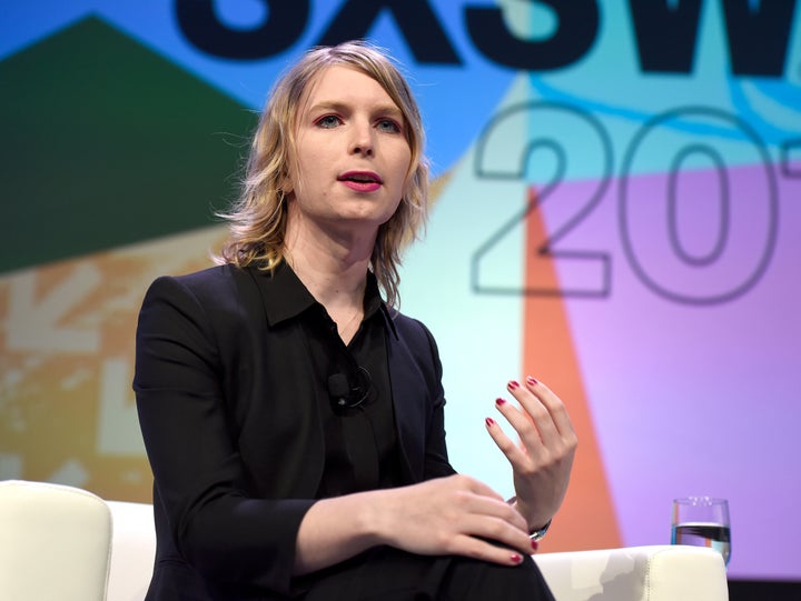 Chelsea Manning appeared last week at the annual conference in Austin, Texas.