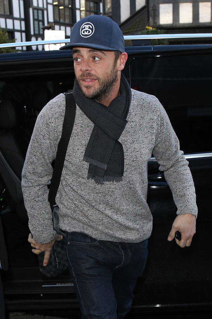 Ant McPartlin, pictured here in January