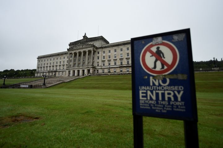 Stormont in Belfast, Northern Ireland, where the assembly has not been sitting for over a year