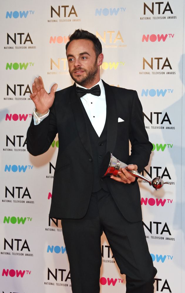 Ant McPartlin at the NTAs earlier this year