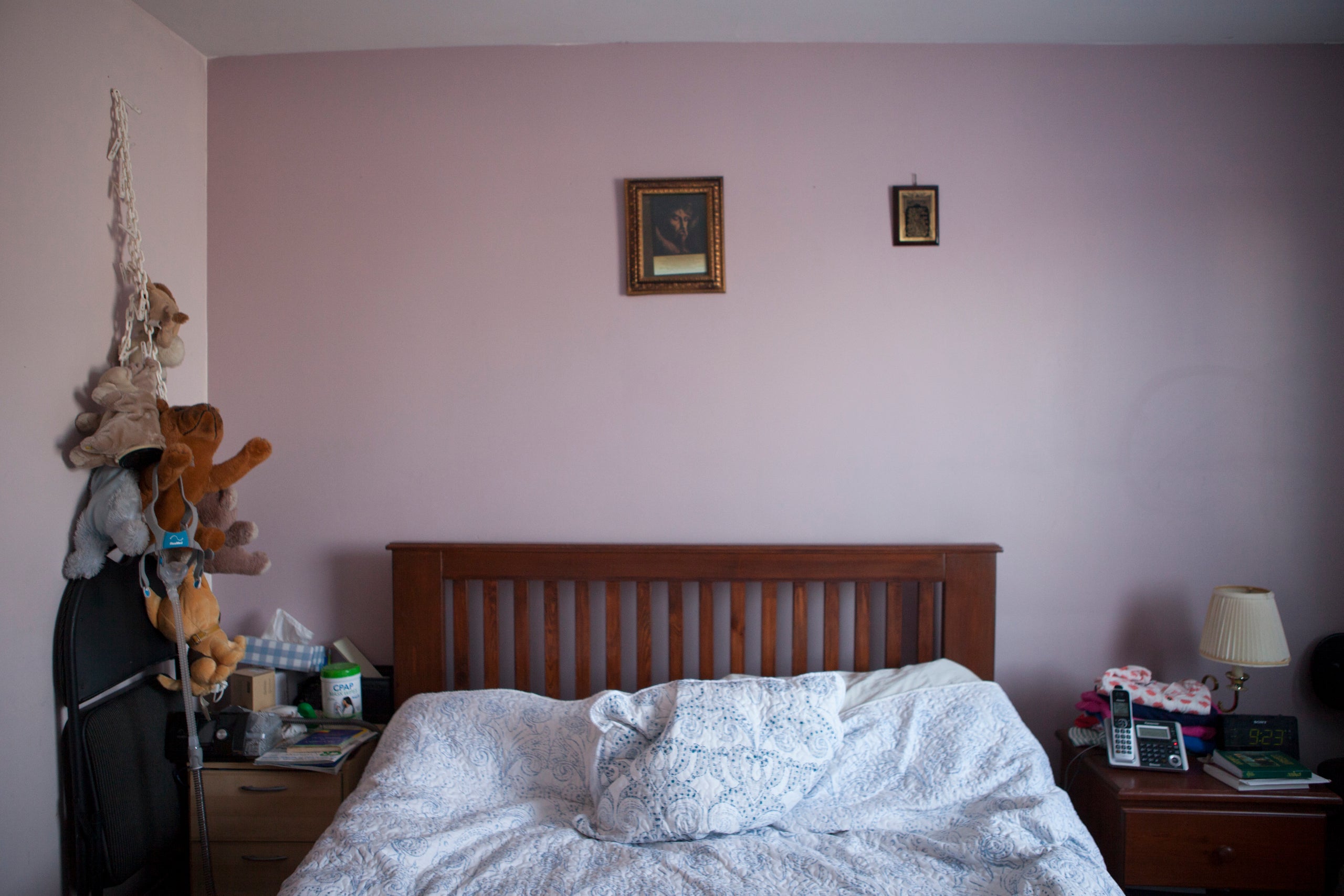 Hilda's bedroom in Toronto.