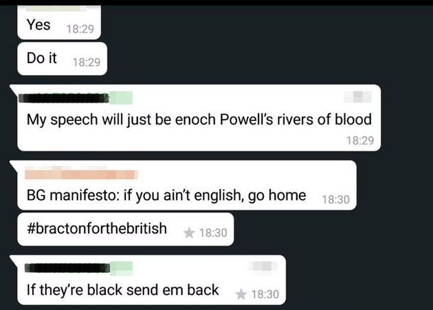 Exeter University students have been suspended amid accusations members of a law society sent racist messages 