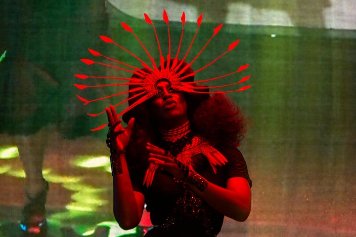 Shea Clouee performing onstage during "RuPaul's Drag Race" Season 9 finale viewing party on June 23, 2017 in New York City.&n