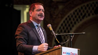 Jesus Garcia, Democratic U.S. House candidate from Chicago, speaks during a campaign rally in Chicago, Illinois, U.S., on Thursday, Feb. 22, 2018. Garcia, the immigrant-rights advocate and former alderman, is running for the heavily Hispanic Chicago-based U.S. House seat being vacated by retiring Representative Luis Gutierrez. Photographer: Christopher Dilts/Bloomberg via Getty Images