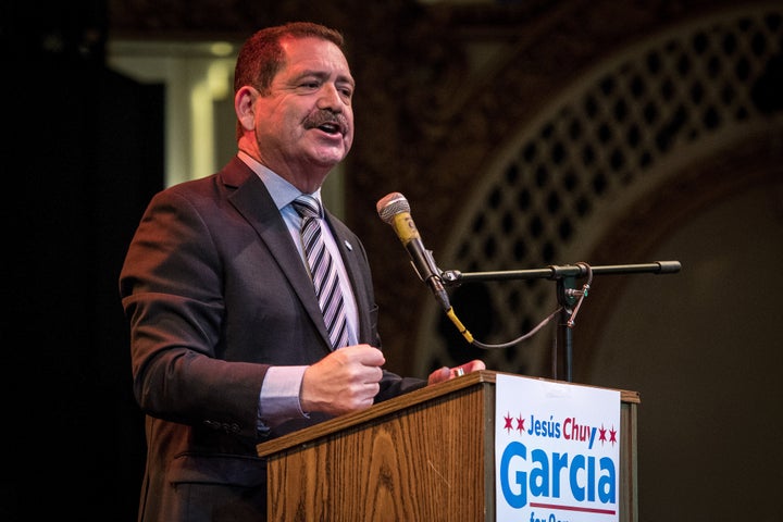 Jesús "Chuy" García won the Democratic primary for the open House seat in Illinois' 4th Congressional District.