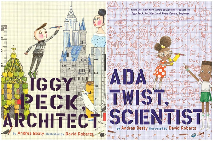 New York Times best-selling author Andrea Beaty is the mind behind Rosie Revere, Engineer; Iggy Peck, Architect; and Ada Twist, Scientist. 