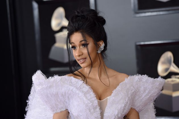 Cardi B at this year's Grammys