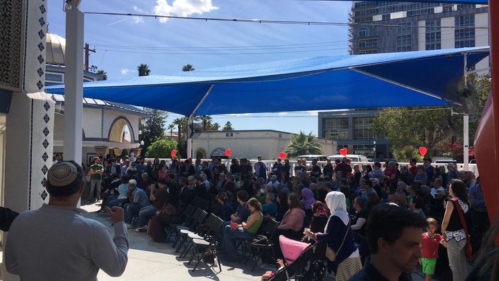 More than 200 people attended an interfaith solidarity event at the Islamic Community Center of Tempe on Saturday.