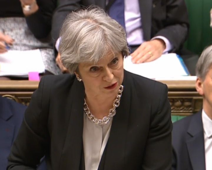 Theresa May has called on MPs to support tougher powers for Britain's data watchdog, the ICO