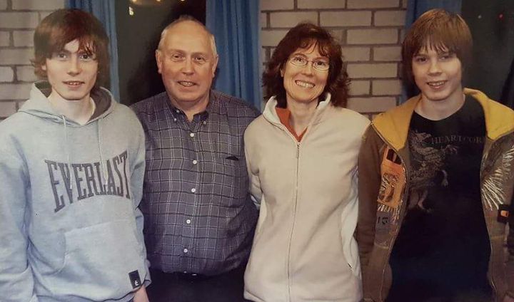 Jacques (far left) and Torin (far right) Lakeman, pictured with their parents Ray and Sarah. Ray Lakeman said he was 'very hopeful' the Isle of Man's latest step would lead to more liberal drug laws