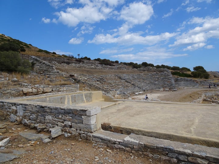 Θέατρο θορικού και επίπεδο πλυντήριο εμπλουτισμού μεταλλεύματος από τα δυτικά