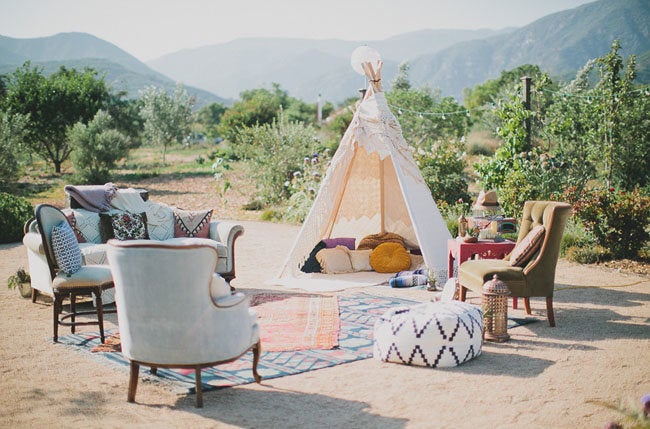 Tired guests, introverts or not, will appreciate a comfortable place to sit.