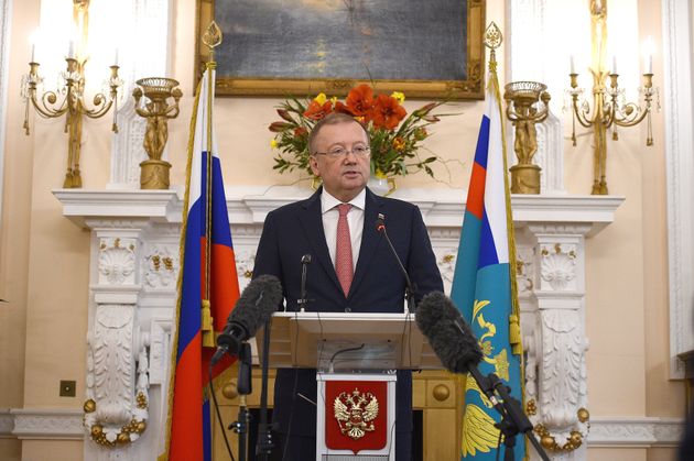 Alexander Vladimirovich Yakovenko speaking earlier today.