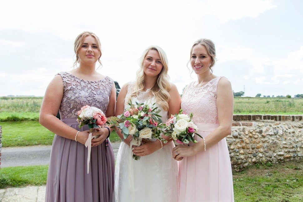 Now: Lizzy (middle), Victoria, (R) and Ellie (L).