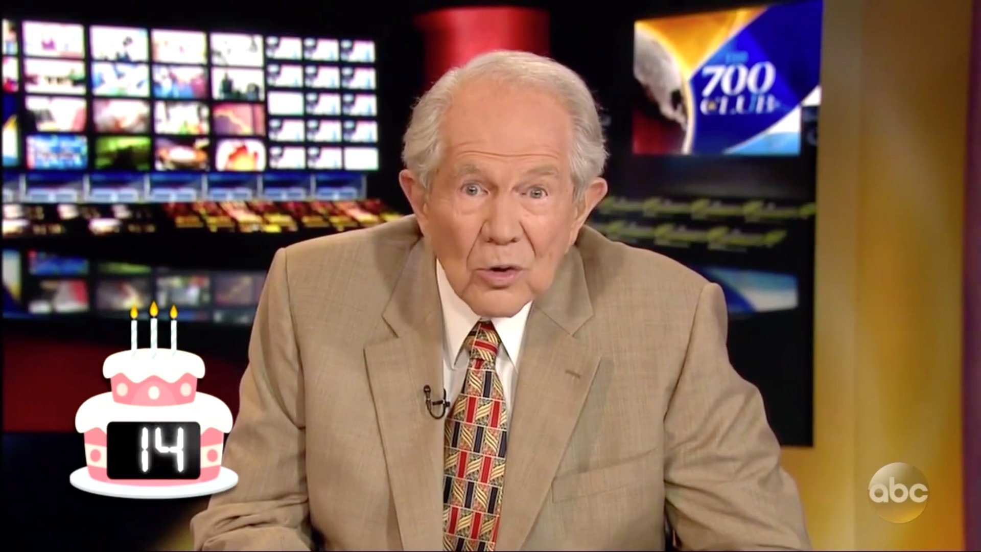 'Crazy Old SOB' Pat Robertson Gets A Crude Birthday Present From Jimmy ...