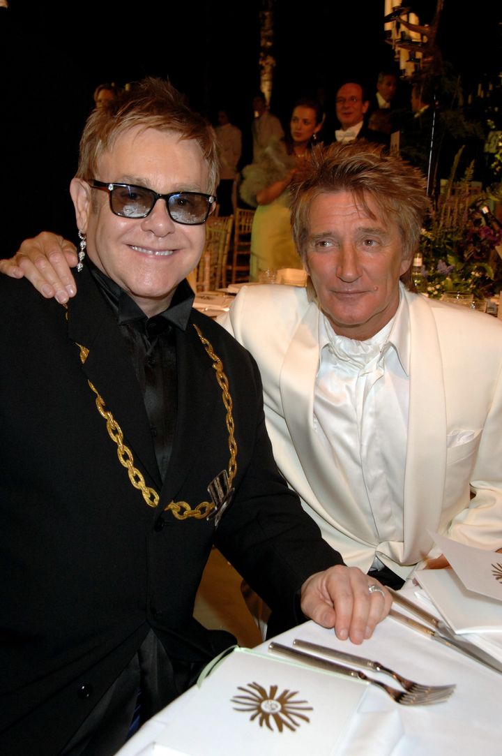 Sir Elton has been friends with Sir Rod for years.