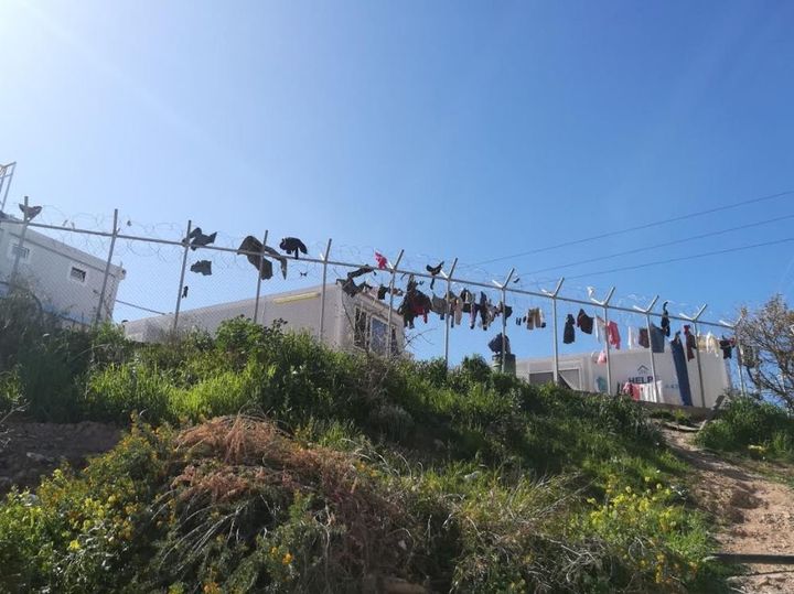 O καταυλισμός προσφύγων της ΒΙΑΛ στην Χίο