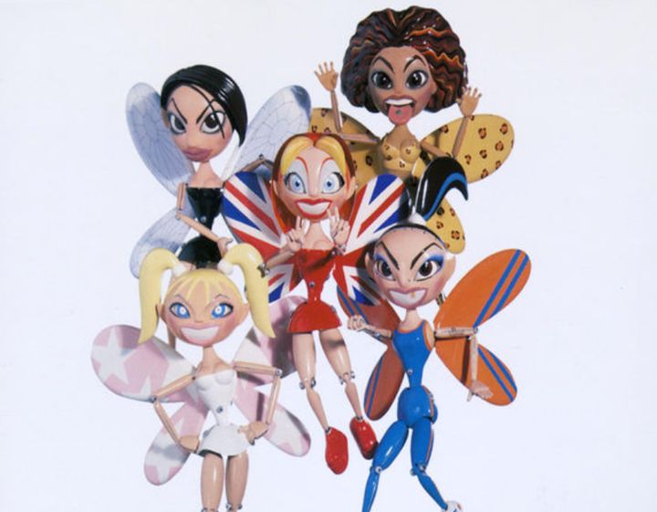 The girls previously appeared in animated form in the music video for 'Viva Forever'