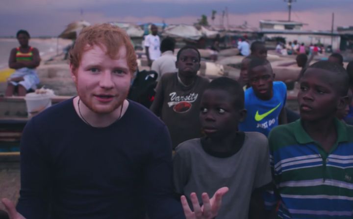 'It's more about Ed Sheeran than the situation in Liberia'