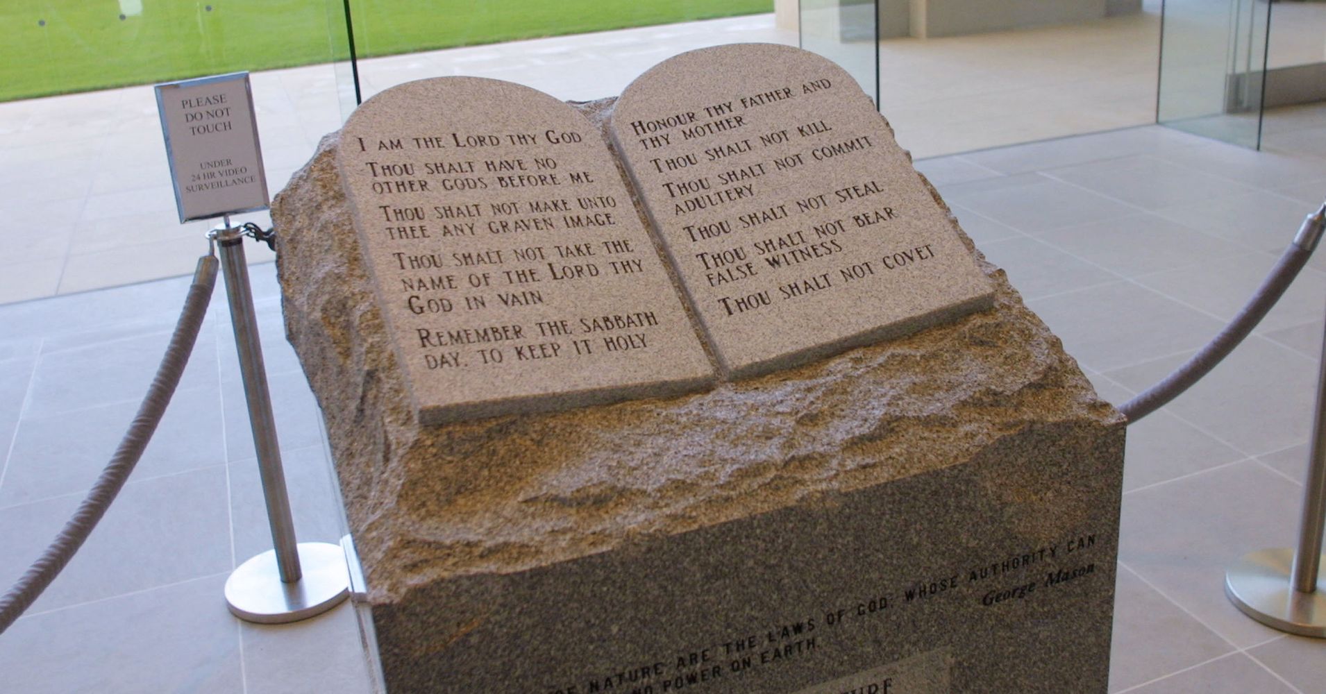 Ten Commandments Display