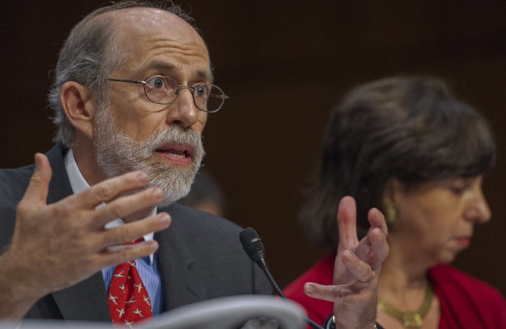 Frank Gaffney testifies at a Senate Judiciary Committee hearing, July 24, 2013.