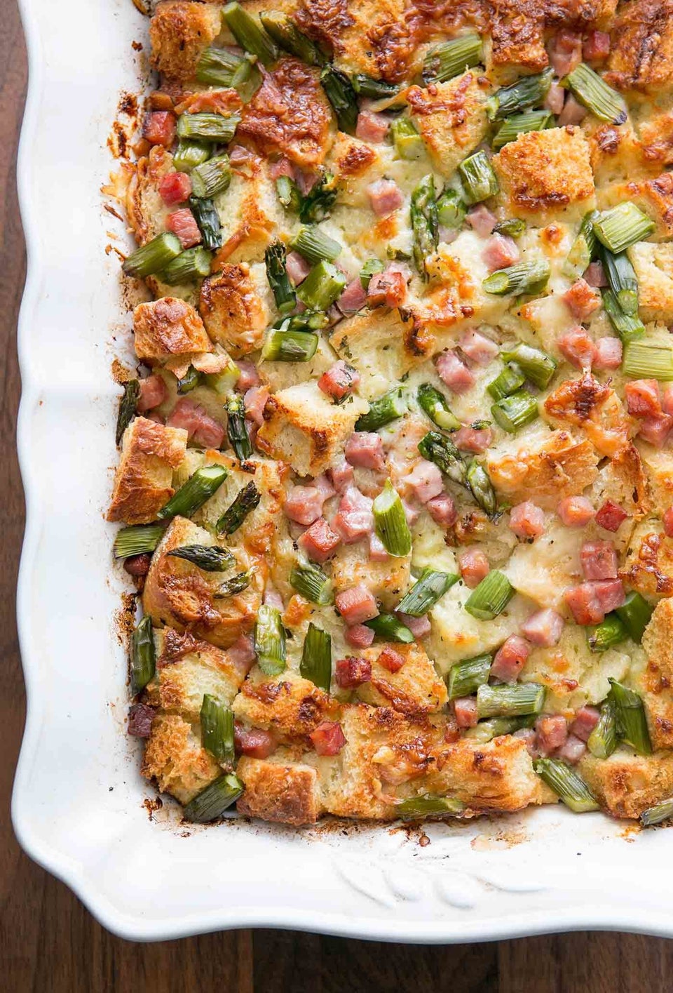 Ham And Asparagus Strata