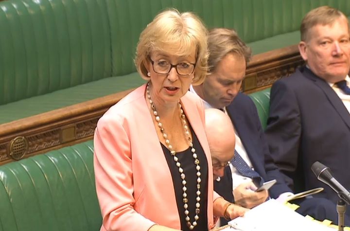 Commons Leader Andrea Leadsom.