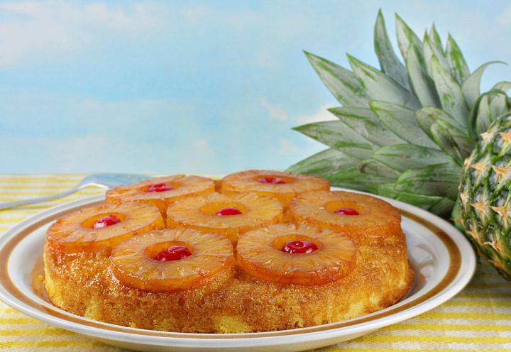 Pineapple upside-down cake.