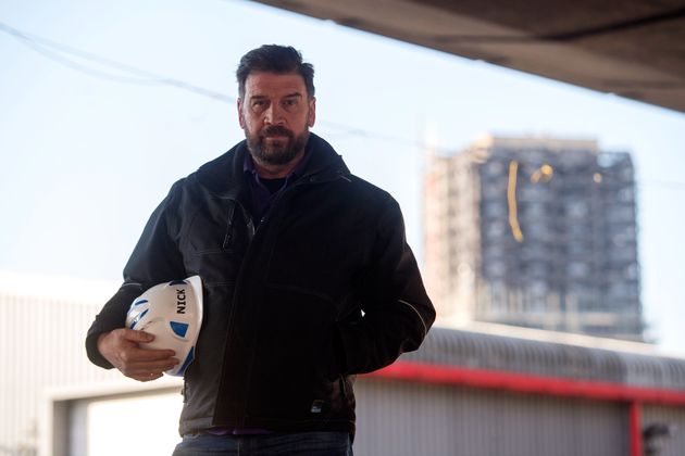 'DIY SOS' presenter Nick Knowles was on site as work got underway