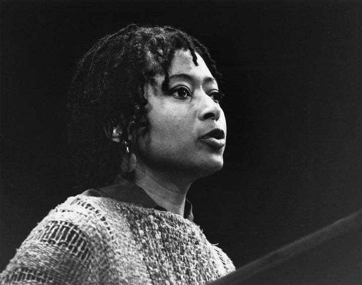 Alice Walker, author of "The Color Purple," reading poems in New York.