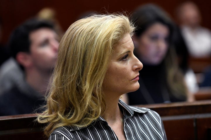 Summer Zervos appears in court during a hearing for her defamation case against Trump. She says she was looking&nbs