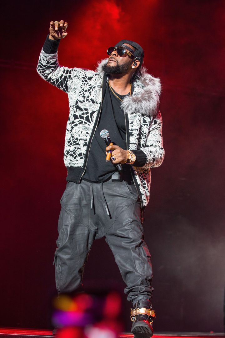 R Kelly in concert last month