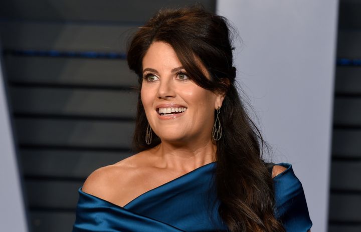 Monica Lewinsky attends the 2018 Vanity Fair Oscar Party on March 4 in Beverly Hills, California. She spoke about cyberbullying at a Washington, D.C., conference on Tuesday.