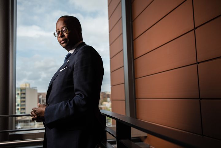 Mishandling of financial aid funds at Howard University led to a furious response from students and alumni. Wayne Frederick, the school's president, is pictured here in 2017.