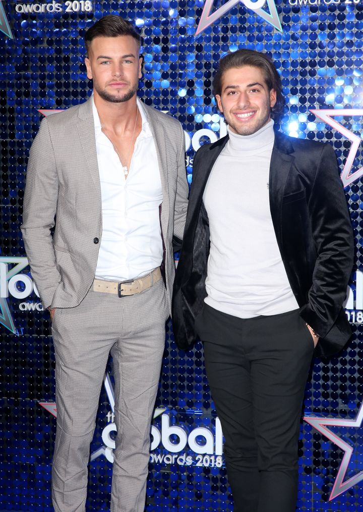 Chris's 'Love Island' co-star Kem Cetinay competed on the last series of 'Dancing On Ice'