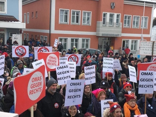 A Grandmothers Against The Right march.