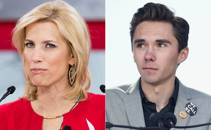 Laura Ingraham sparked an advertiser backlash when she described David Hogg as whining over college rejections.