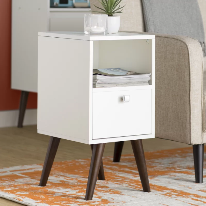 20 Narrow Bedside Tables for Small Bedrooms - Bless'er House