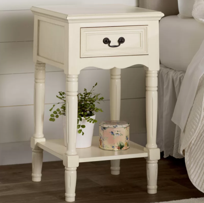 Narrow Bedside Table Small Bedside Table Slim Bedside Table Cute